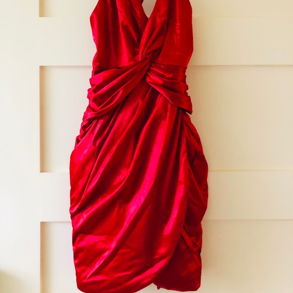 Satin mini dress new. - Picture 3 of 7